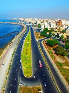 خیابان ساحلی بندرعباس