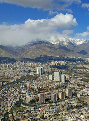 کوه های دماوند در تهران