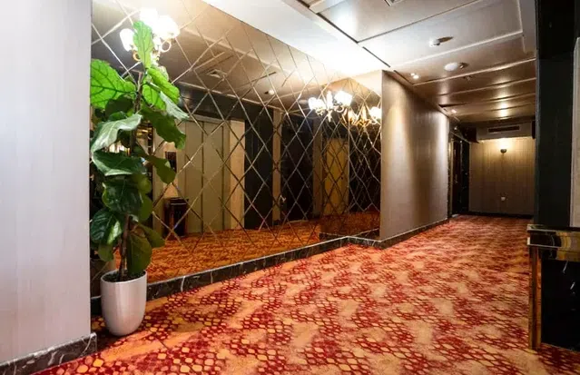 راهرو موکت شده هتل آفتاب شرق مشهد