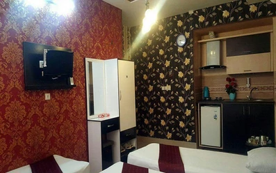 اتاق چهار تخته هتل آپارتمان آیسان مشهد