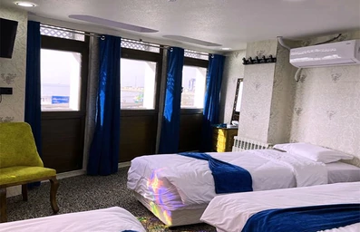 اتاق دو تخته هتل دریا کنار بوشهر