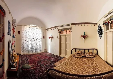 اتاق دو تخته دبل اقامتگاه بومگردی عمارت ساعتی تفت