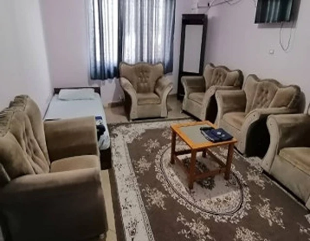 اتاق خواب دو تخته .مبله