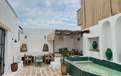 نمای کلی اقامتگاه سنتی هور هرمز