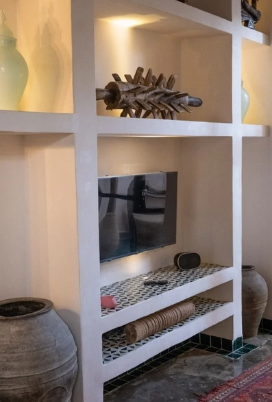 فضای داخلی اتاق ها اقامتگاه بومگردی خانه مرجان قشم