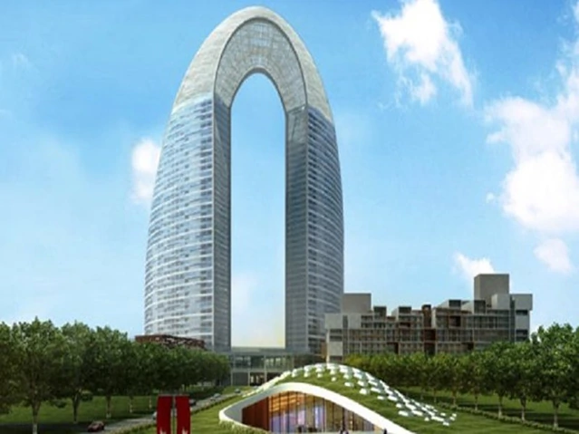 نمای بیرونی هتل پدیده شاندیز