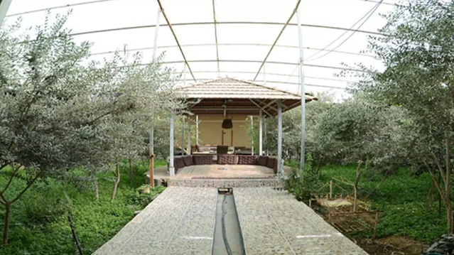 نمای ورودی اقامتگاه سنتی ساباط یزد