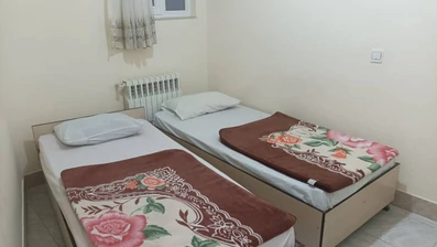 اتاق دو تخته تویین هتل آپارتمان صدرا سرعین