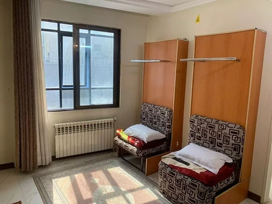 اتاق دو تخته تویین هتل آپارتمان تندیس مشهد