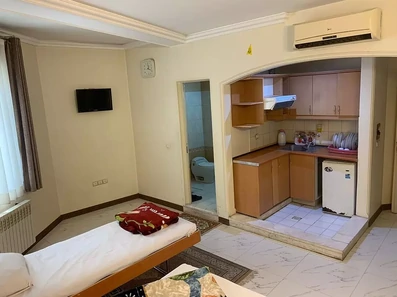 اتاق دو تخته تویین هتل آپارتمان تندیس مشهد