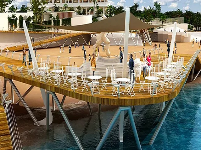 تفریحات آبی و رستوران