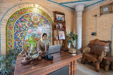 پذیرش بوتیک هتل آب میرزا مشهد