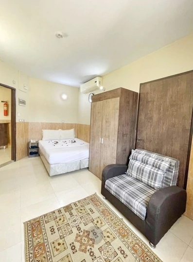 اتاق دو تخته دبل مهمانسرا رویان مشهد