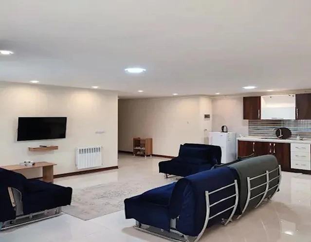 اتاق مبله وتلویزیون