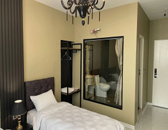 اتاق خواب یک نفره با آینه